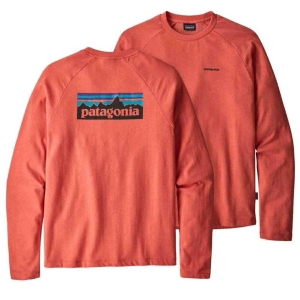 Patagonia Coral Crewneck Sweatshirt with Logo
